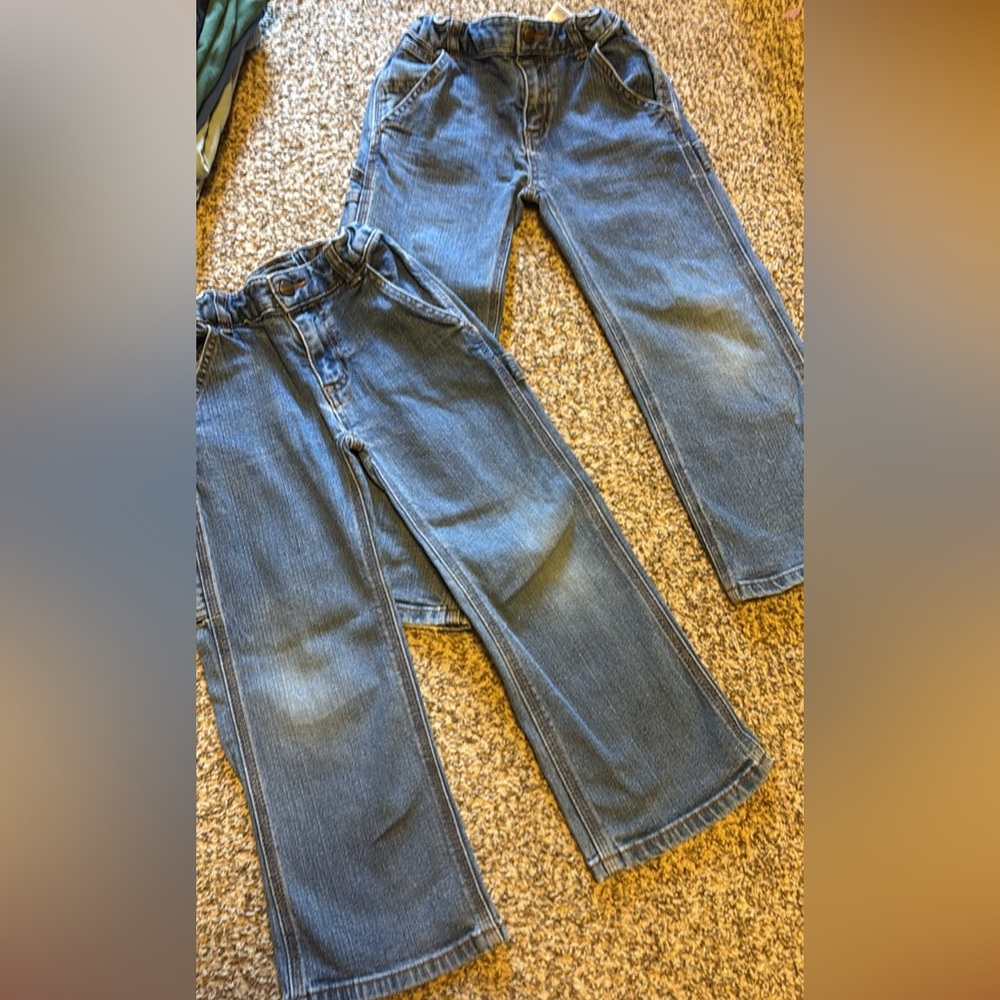 Carhartt Kids Blue Denim Jeans - Straight Leg- play condition